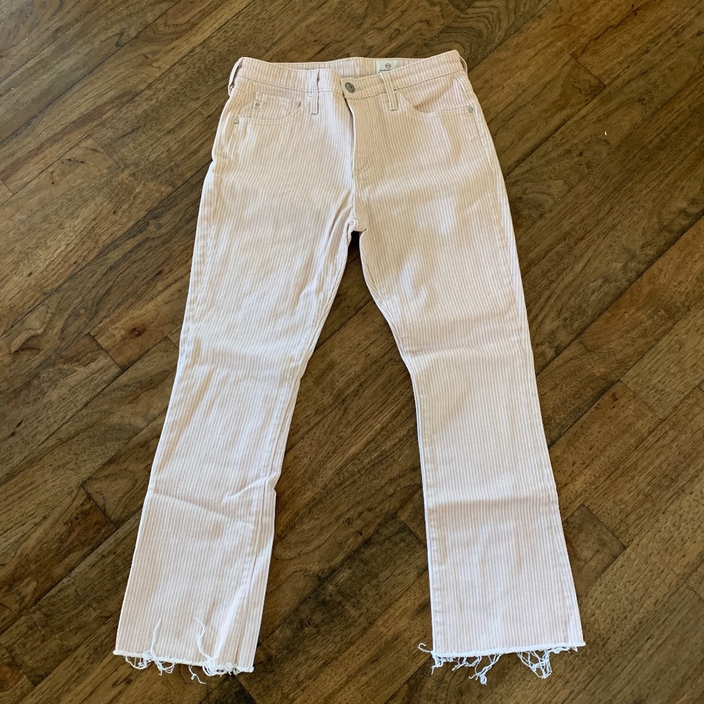 AG Striped Jodi Crop Jean